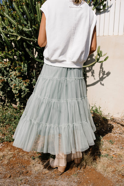 Poppy Tiered Mesh Skirt