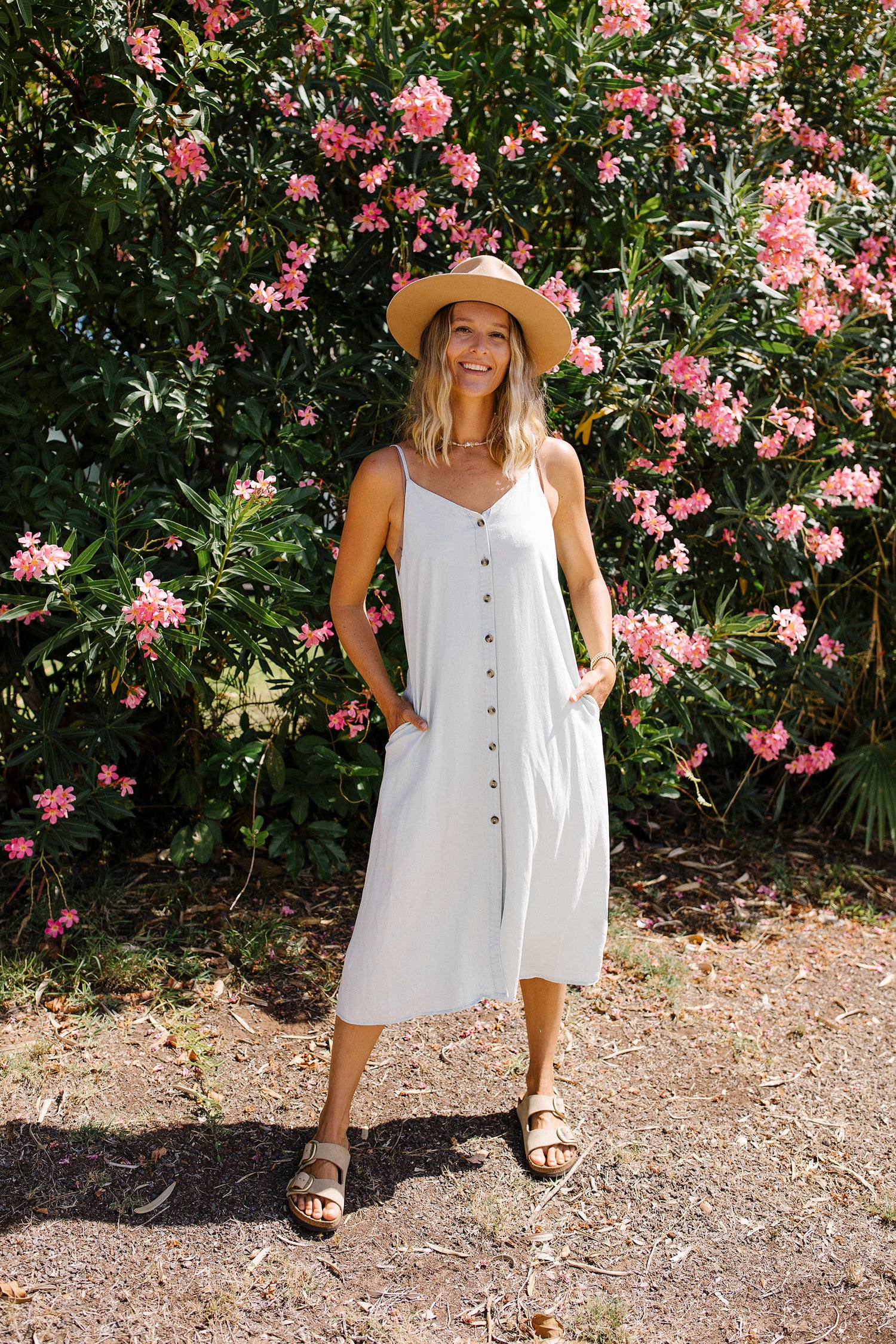 Annie Button Down Maxi Dress