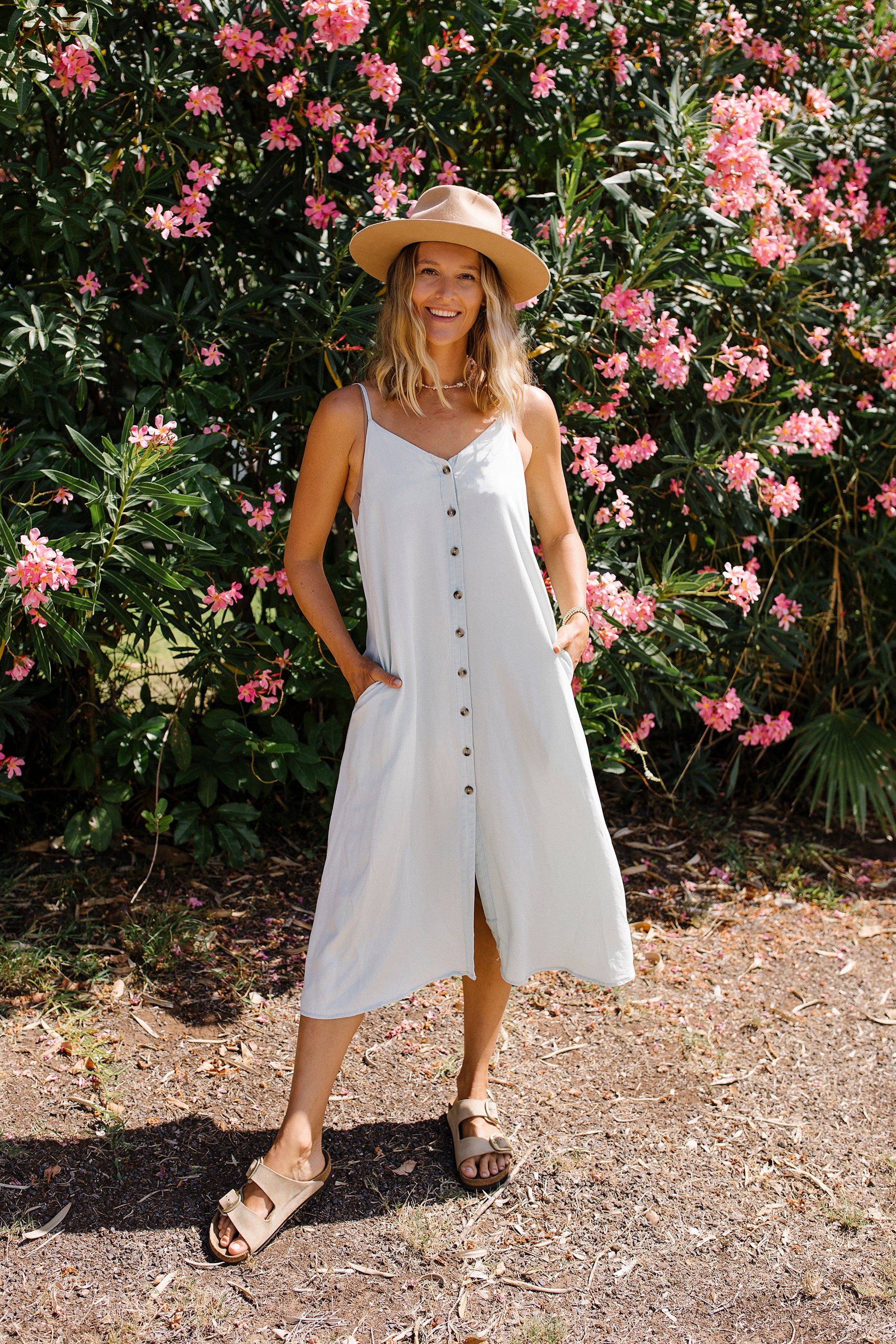 Annie Button Down Maxi Dress