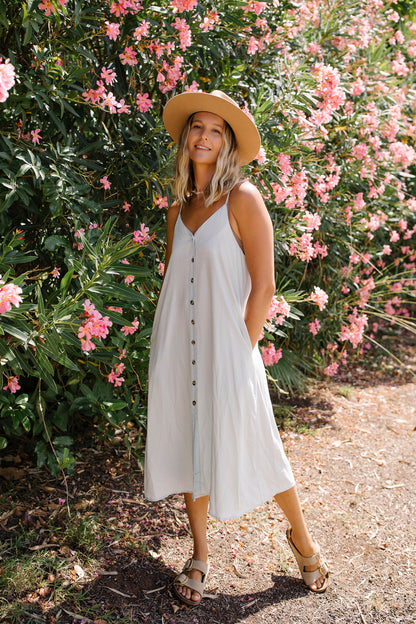 Annie Button Down Maxi Dress