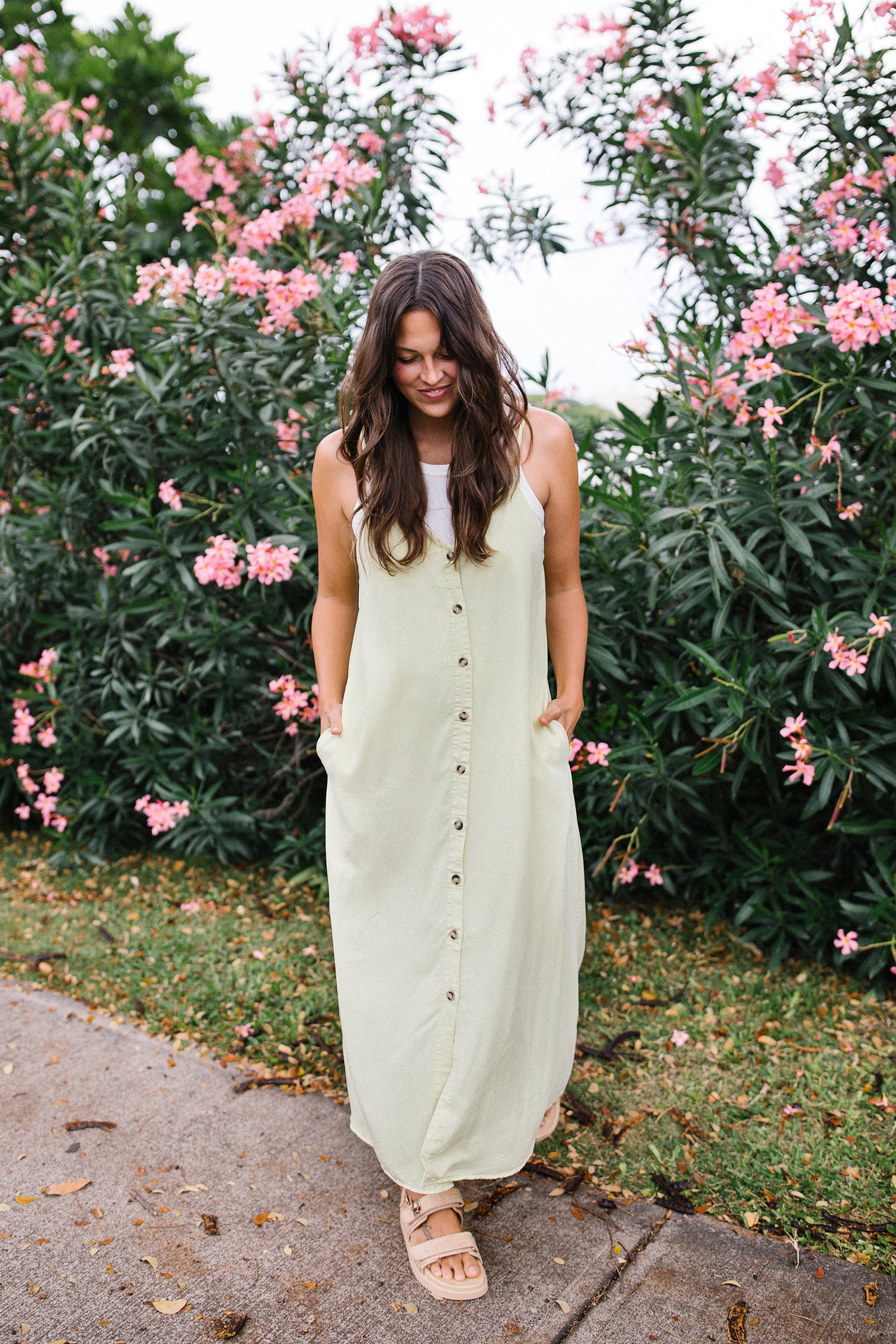 Annie Button Down Maxi Dress